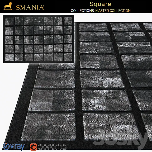 Smania Square carpet 3DModel