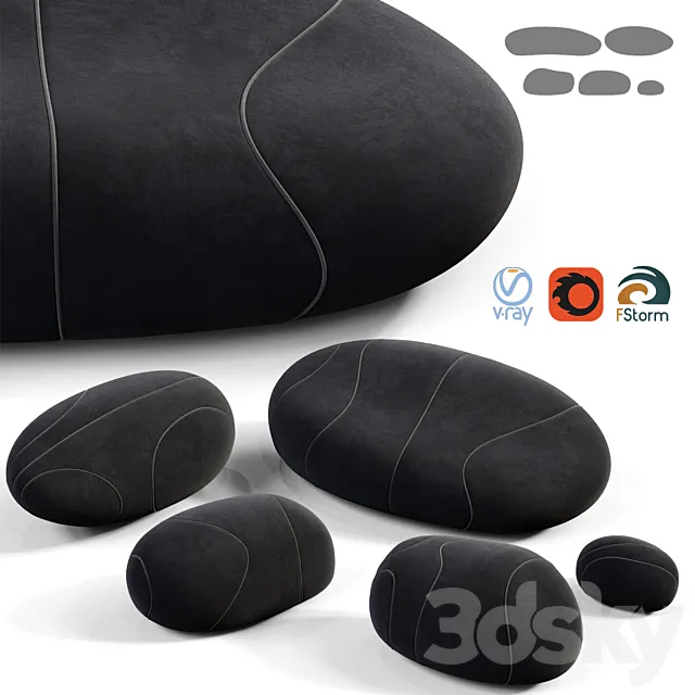 Smarin living stones 3D Model