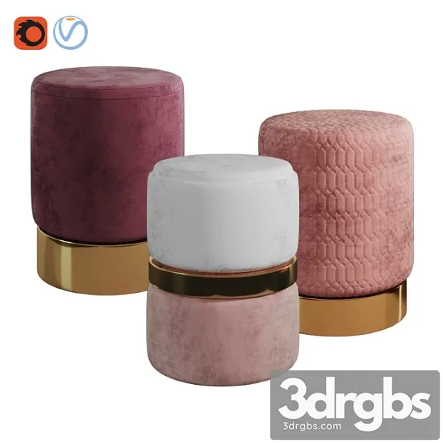 Smart Living Poof 3D Model Download