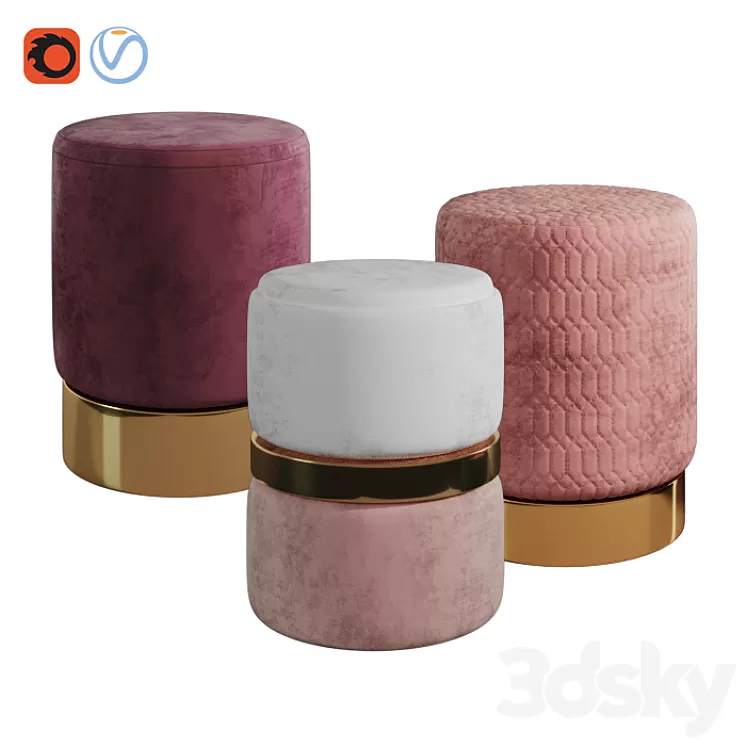 Smart living_poof 3D Model Smart living_poof 3D Model