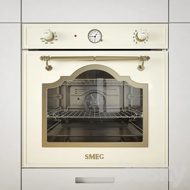 Smeg Cortina SFP750PO 3DModel