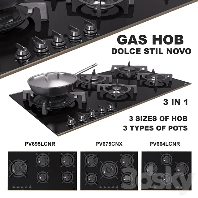 Smeg Dolce Stil Novo 3D Model