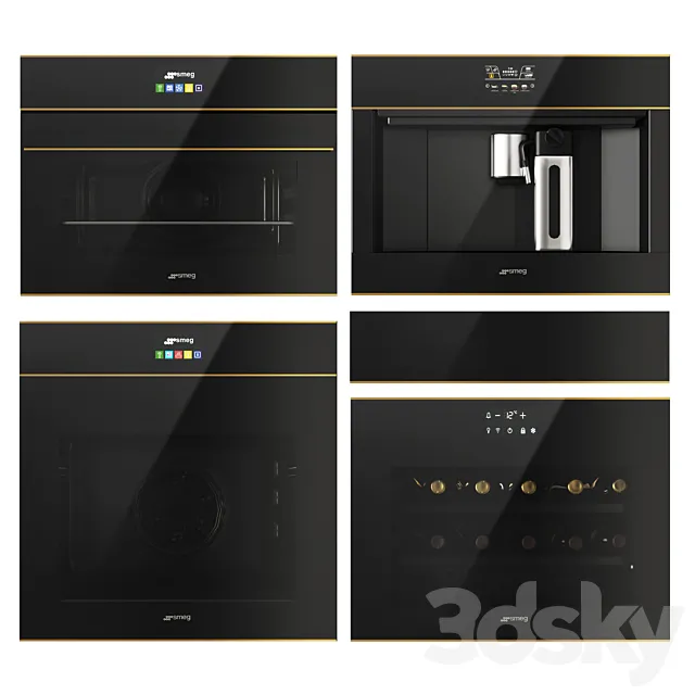 Smeg Dolce Stil Novo 3DModel Smeg Dolce Stil Novo 3DModel