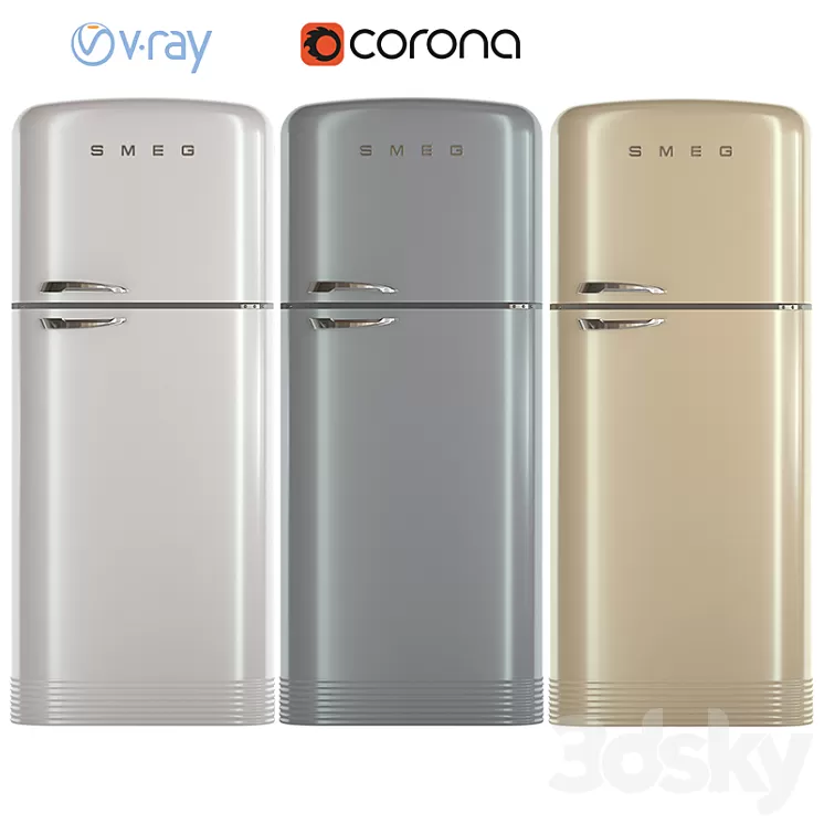 Smeg \/ FAB50X 3D Model Smeg \/ FAB50X 3D Model