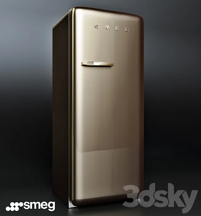 Smeg Fridge 3D Model