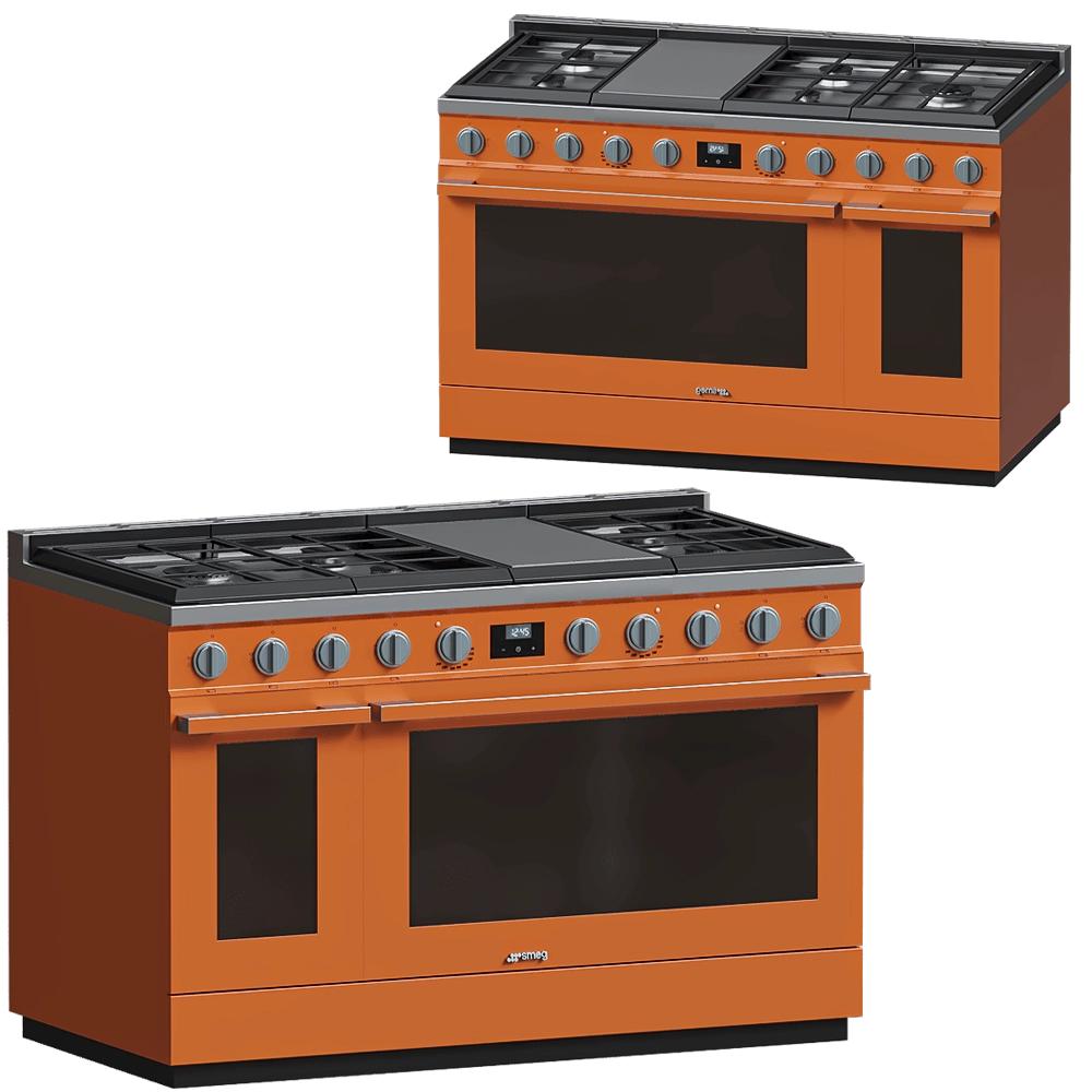 Smeg – Gas Range Portofino CPF48UGMOR 3D Model