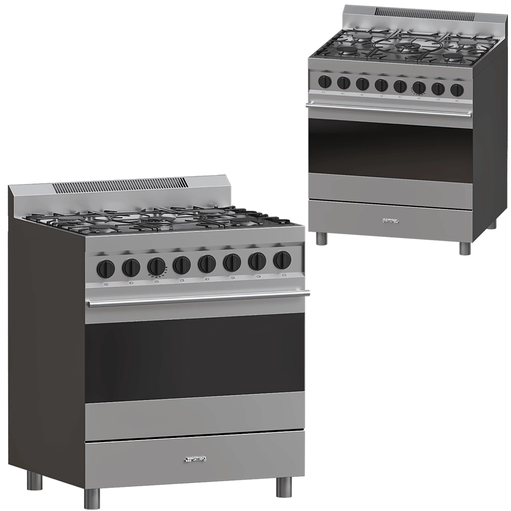 Smeg – Gas stove C30GGXU1 3D Model