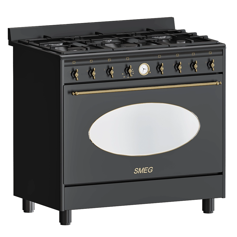 Smeg – Gas stove CO96GMA9 3D Model