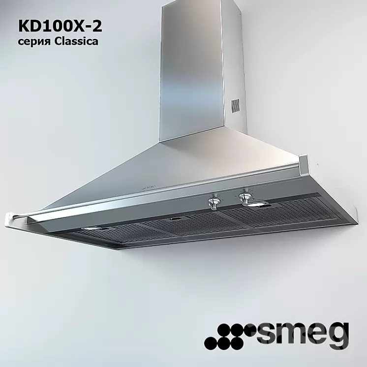 SMEG KD100X-2 3D Model SMEG KD100X-2 3D Model