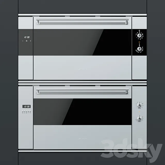 Smeg – oven SF9315XR and SF9310XR 3D Model