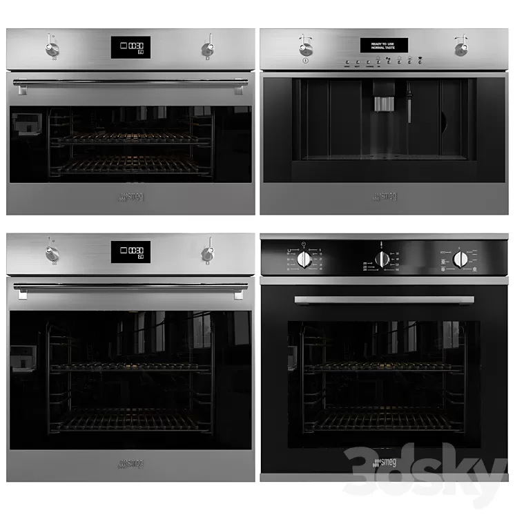 Smeg Ovens 3D Model Free Download