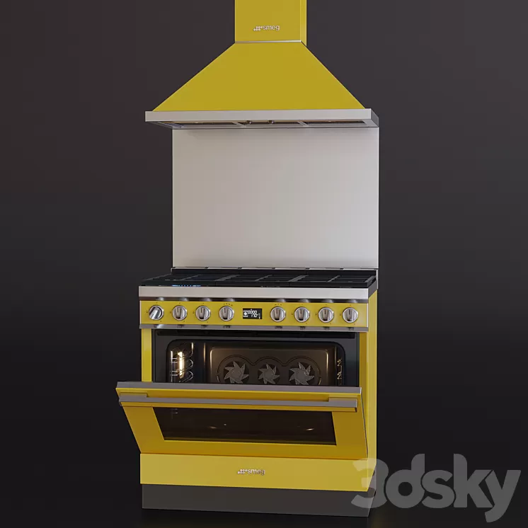 Smeg Portofino set 3D Model