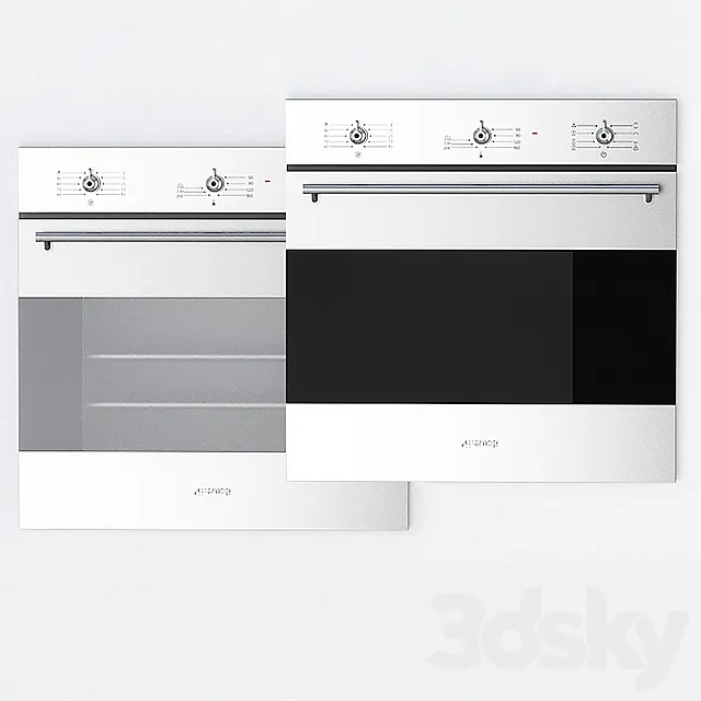 Smeg SA304X-8 SF6381X 3D Model