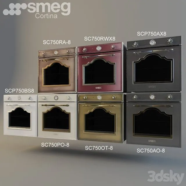 Smeg Series Cortina 3D Model Smeg Series Cortina 3D Model