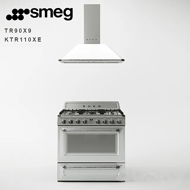 SMEG Stove TR90X9 – exhaust KTR110XE 3D Model
