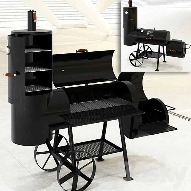 Smokehouse Marshall Smockers 3D Model Smokehouse Marshall Smockers 3D Model