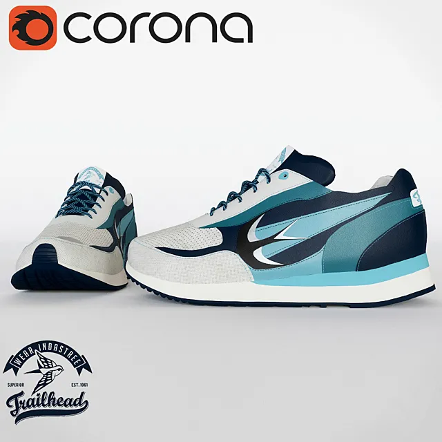 Sneakers for Trailhead 3D Model