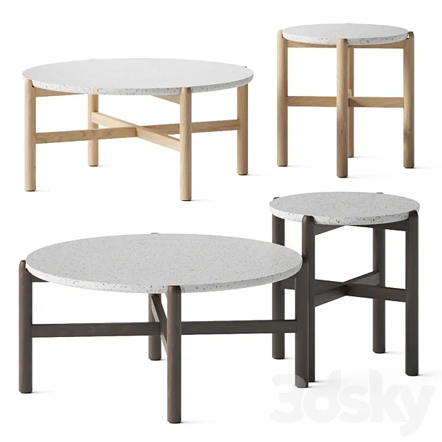 Snoc Terrazzo Coffee Tables 3DModel