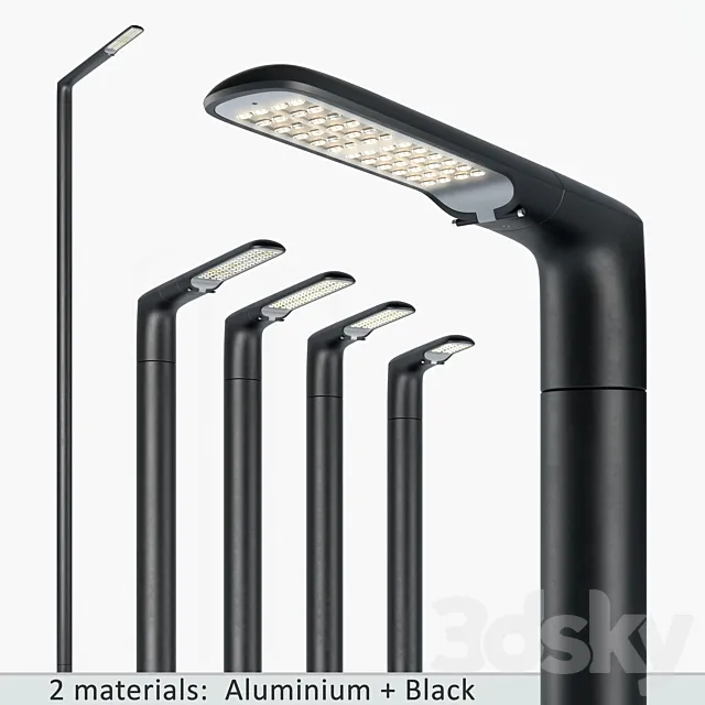 SNOP Streetlamps System Set-2 3DModel