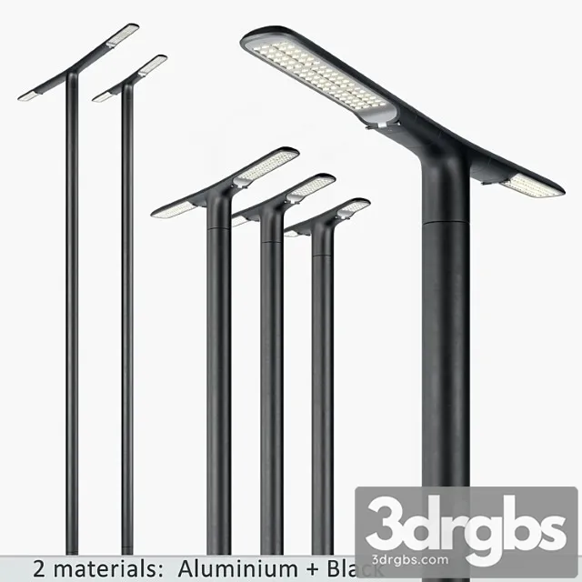 Snop streetlamps system set-3 3D Model Download