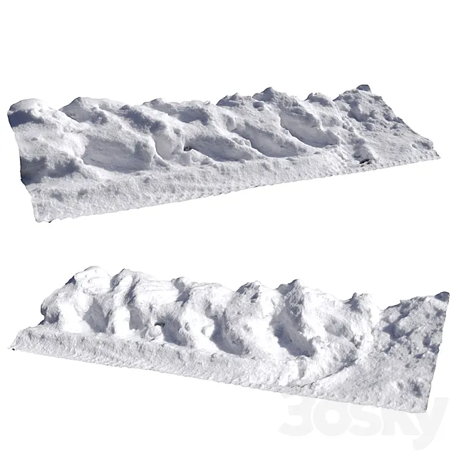 Snow fence _2 3D Model