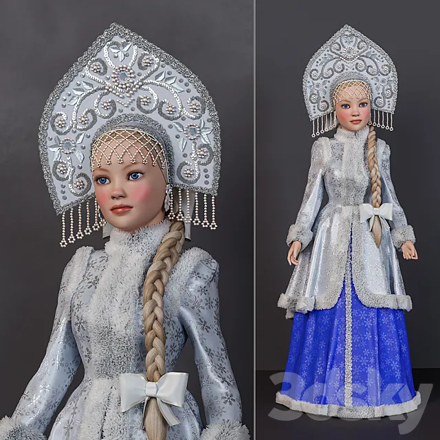 Snow Maiden 3D Model Snow Maiden 3D Model