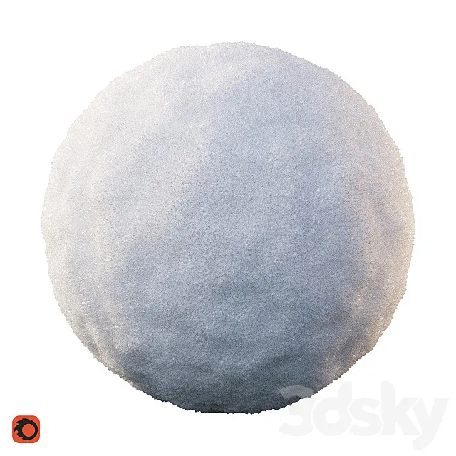 Snow material 3DModel Snow material 3DModel