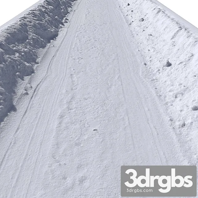 Snow Road 2 3D Model Download