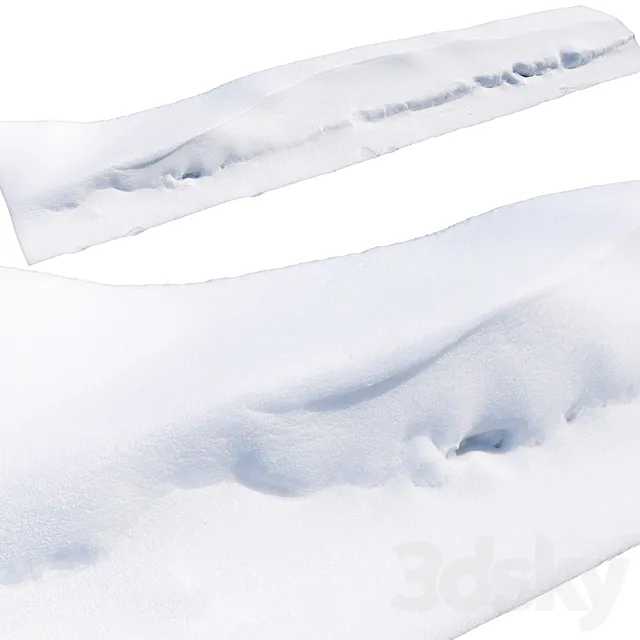 Snowdrift 3DModel Snowdrift 3DModel