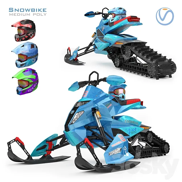 Snowmobile 3DModel