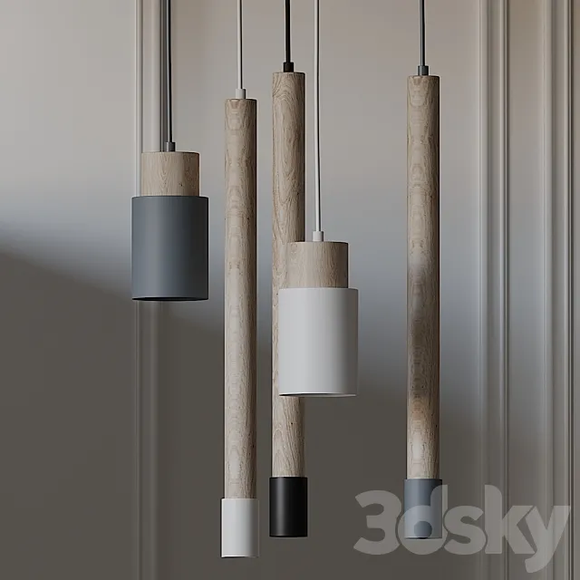SO6 Pendant Light from FILD 3D Model