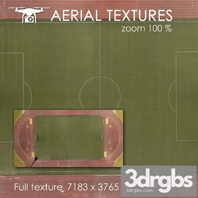 Soccer field 64 3D Model Download