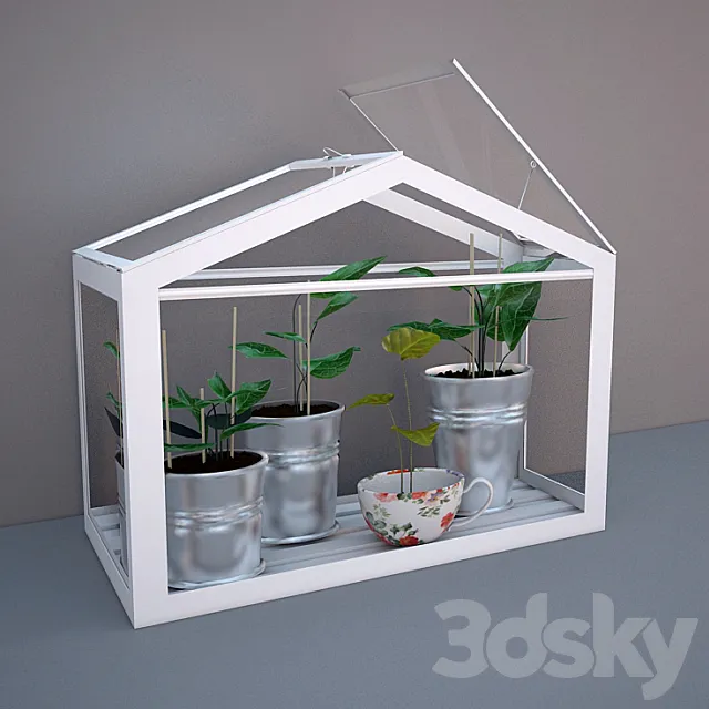 Soccer IKEA Greenhouse 3D Model Soccer IKEA Greenhouse 3D Model