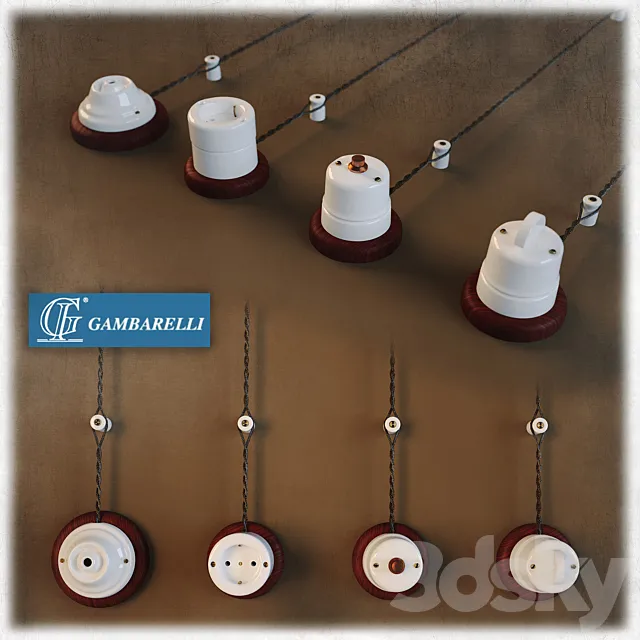 Sockets and Switches (gi gambarelli) 3DModel Sockets and Switches (gi gambarelli) 3DModel