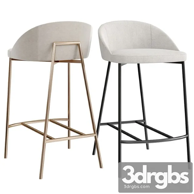 Soco Counter Stool Charcoal 3D Model Download Soco Counter Stool Charcoal 3D Model Download