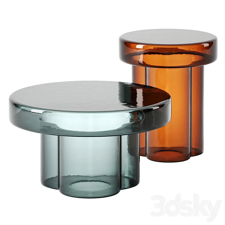 Soda coffee tables by Miniforms 3D Model Free Download