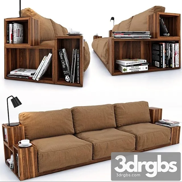 Sofa 01 1 3D Model Download