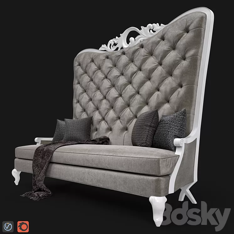 Sofa 01 3D Model