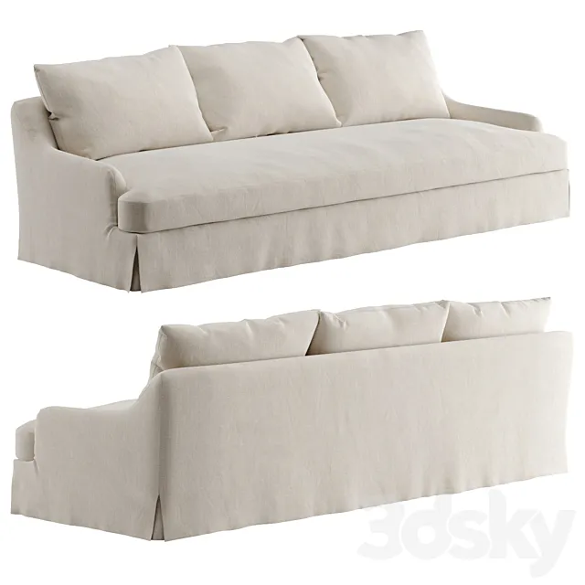 Sofa 01 By Vincent Van Duysen Zara Home 3D Model