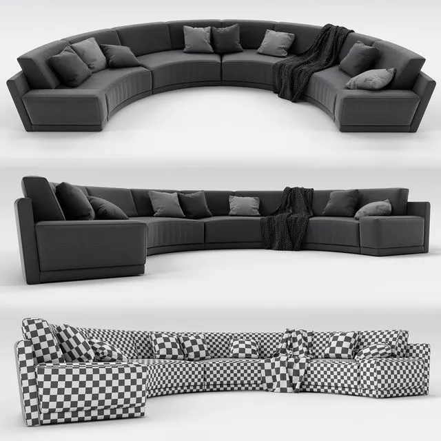 Sofa 02 3D Model Sofa 02 3D Model