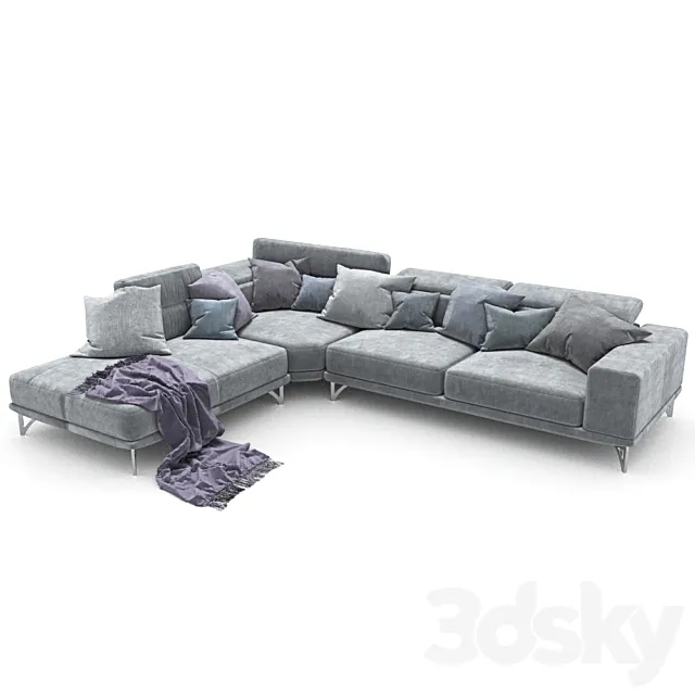 Sofa 110 – Natuzzi italia italo 2983 3DModel