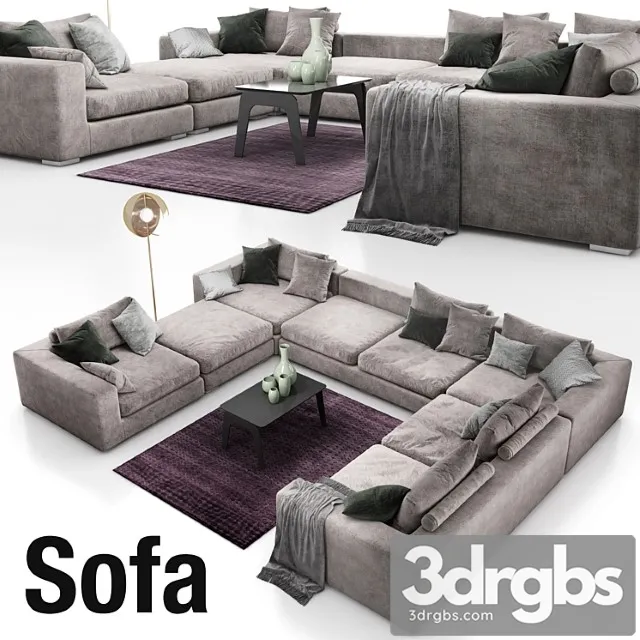 Sofa 1424 3D Model Download