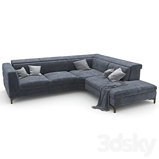 Sofa 152 – Natuzzi_Elios 2979 3D Model