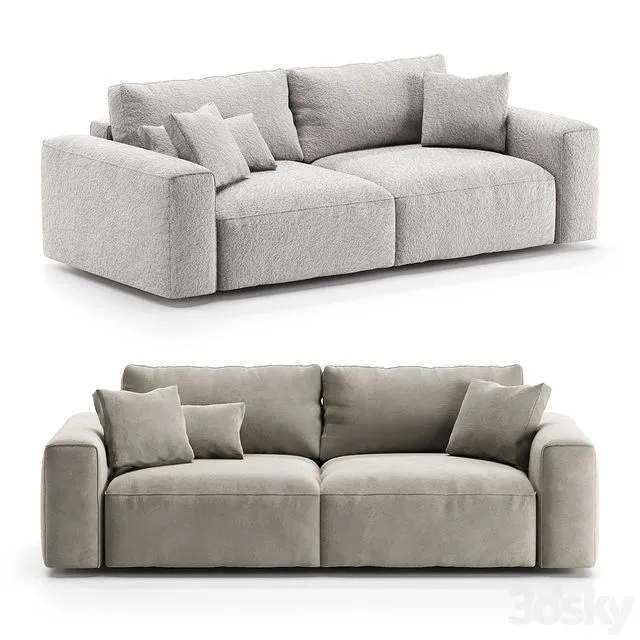 Sofa 2 – seater Rosseto from One&Home 3D Model Sofa 2 – seater Rosseto from One&Home 3D Model