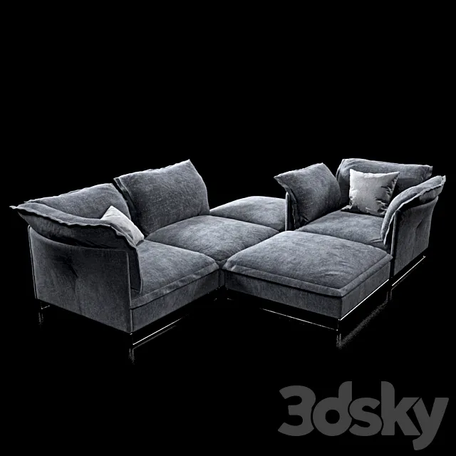 Sofa 20 – Natuzzi_Cambre 2638 3D Model