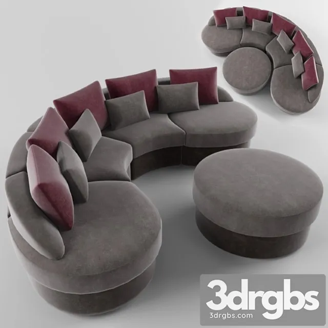 Sofa 308 3D Model Download