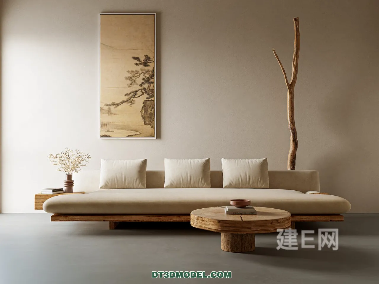 Sofa 3D Blocks – 3D Model of Modern Sofa – 006 – VRAY