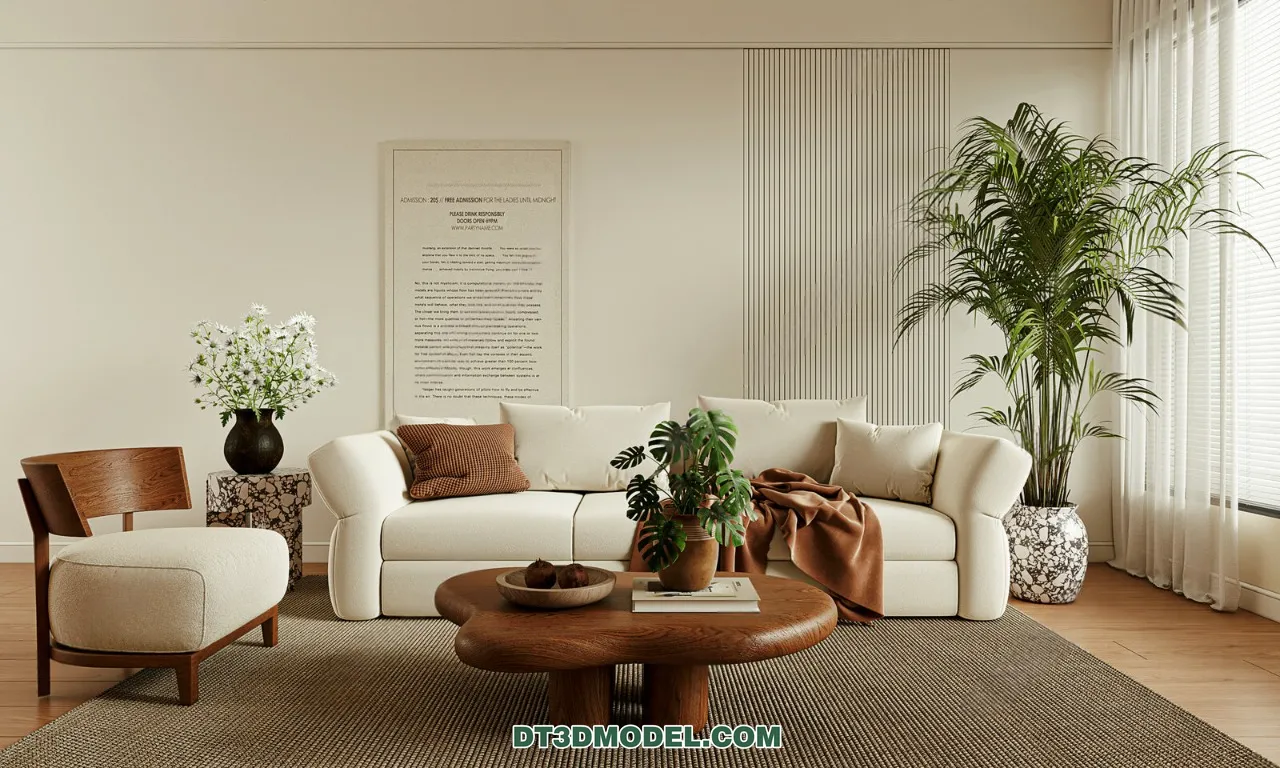 Sofa 3D Blocks – 3D Model of Modern Sofa – 028 – VRAY