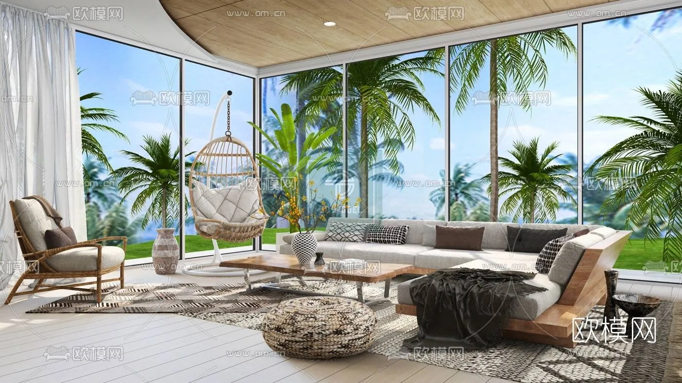 Sofa 3D Models – Modern Style – 003