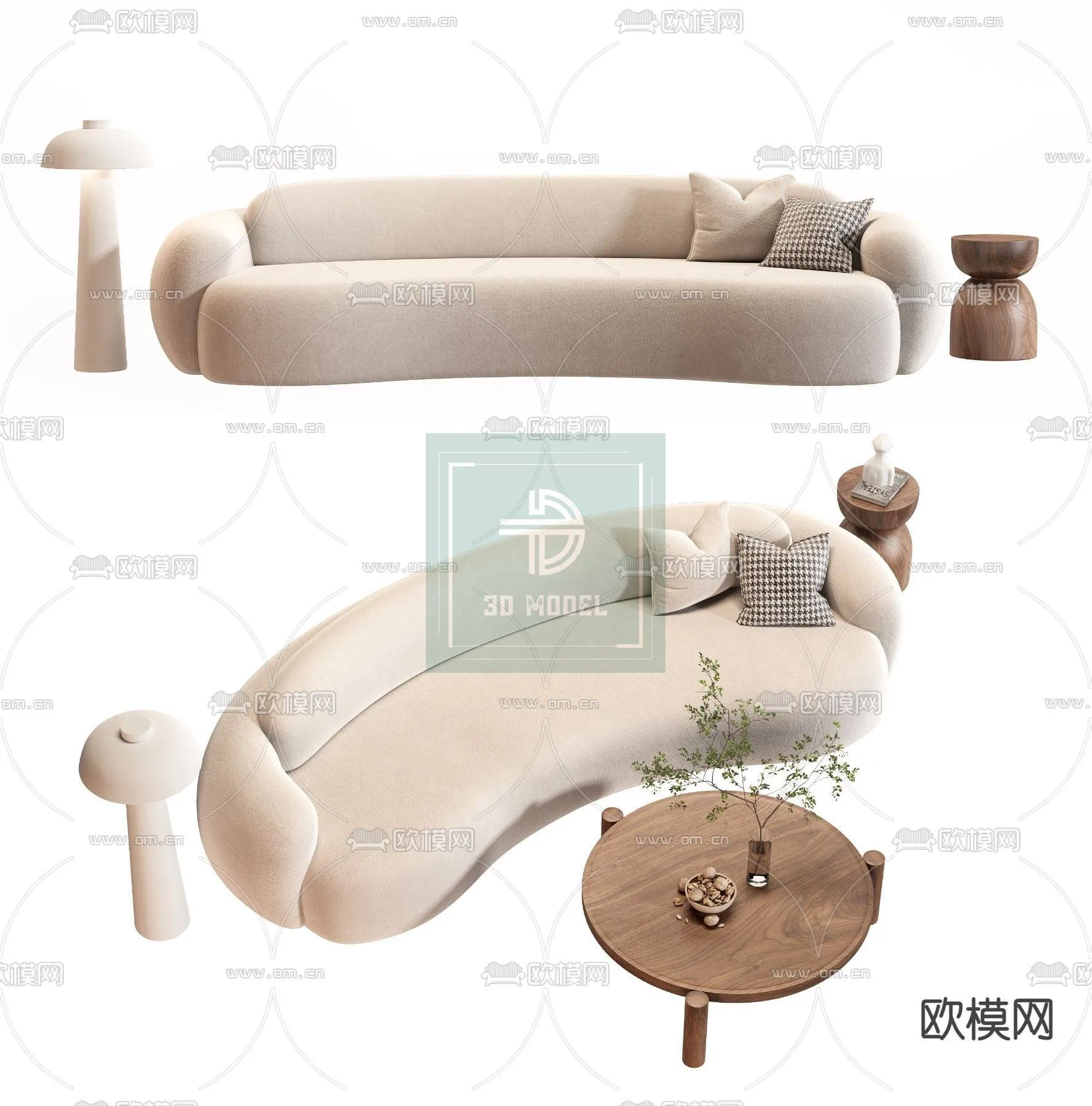 Sofa 3D Models – Modern Style – 042